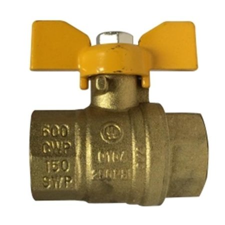 MIDLAND INDUSTRIES Midland Industries 940174T 0.75 in. 600 WOG Tee Handle Full Port Ball Valve 940174T